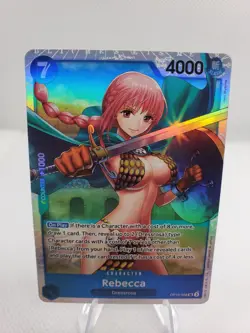 Rebecca Super Rare (SR) OP10-058 Royal Blood English Foil One Piece TCG - Image 1