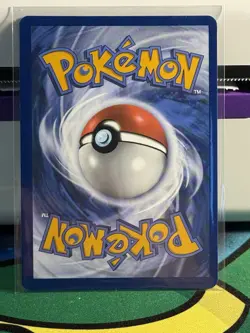 HEAD WHOLE Looking At SWIRL Psyduck MEP 007 Mega Cosmos Holo Promo Pokemon Card - Image 4