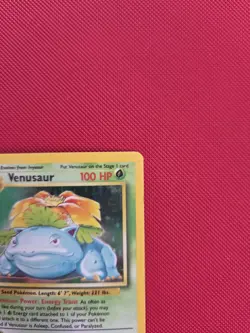 Pokemon TCG Venusaur Base Set Holo Unlimited Rare Card 15/102 - Image 3
