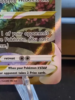 Leafeon VSTAR GG35/GG70 Crown Zenith: Galarian Gallery Holo- Pokemon Card - Image 5