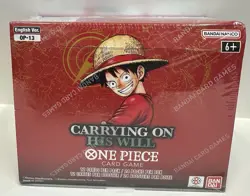 One Piece OP13 OP-13 TCG Carrying On His Will Booster Box English SEALED NEW - Image 1