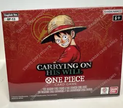 One Piece OP13 OP-13 TCG Carrying On His Will Booster Box English SEALED NEW L2 - Image 1
