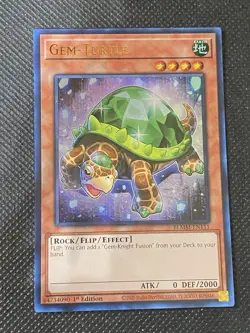 YuGiOh! - Gem-Turtle BLMM-EN111 Ultra Rare 1st Edition Near Mint - Image 1