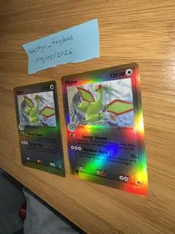 (Both cards) Pokemon TCG EX Dragon Flygon 4/97 Reverse Holo 2003 - Image 5