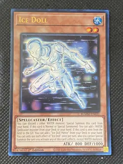 YuGiOh! - Ice Doll BLMM-EN031 Ultra Rare 1st Edition Near Mint - Image 1