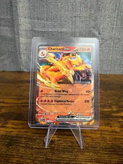 ENG Pokemon TCG – Charizard EX (006/165) DOUBLE RARE NM/M Pack Fresh - Image 1