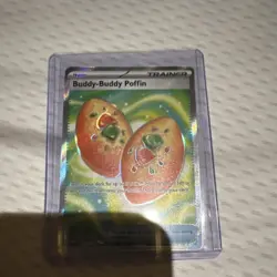 Pokemon Buddy-Buddy Poffin 167/132 Me01 Holo Ultra Rare Trainer English - Image 1