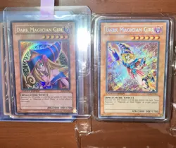 Dark Magician Girl CT2-EN004 SCR Dark Magician Girl RDS-ENSE2 Limited NM YuGiOh - Image 1