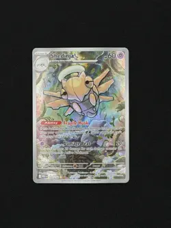 Shedinja Full Art Illustration Rare 144/132 Mega Evolution POKEMON NEAR MINT - Image 1