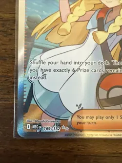 2025 Pokemon Scarlet & Violet White Flare Lillie's Determination FA #169/132 - Image 5