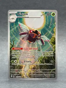 Pokemon - 137/132 Ninjask ME01 Mega Evolution Illustration Rare Holo NM TCG - Image 1