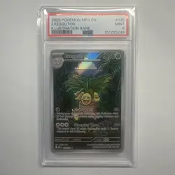 2025 POKEMON MEG EN-MEGA EVOLUTION ILLUSTRATION RARE #135 EXEGGUTOR PSA 9 🔥🔥 - Image 1