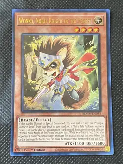 YuGiOh! - Wonko, Noble Knight of the Forest BLMM-EN035 Ultra Rare 1st Edition NM - Image 1