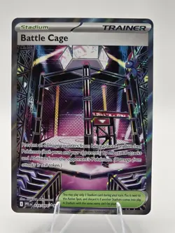 BATTLE CAGE 116/094 ULTRA RARE PHANTASMAL FLAMES POKEMON NM - Image 1