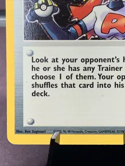 Pokemon TCG Rocket’s Sneak Attack Holo Rare 16/82 Team Rocket WOTC VTG 2000 - Image 5