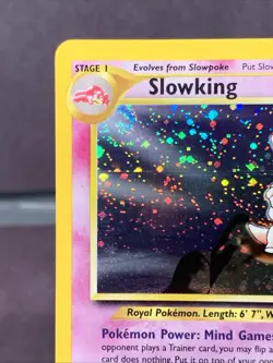 Pokemon TCG Slowking Neo Genesis 14/111 Unlimited Holo Rare VTG WOTC 2000 Swirl - Image 2