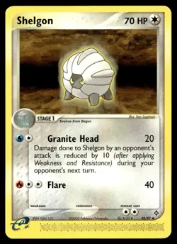 EX-NM Dragon Shelgon Uncommon 42/97 2003 Pokemon TCG - Image 1