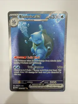 Pokemon Blastoise 151 EX 200/65 SIR Special Illustration Rare NM - Image 4