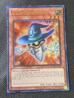 YuGiOh! - Gem-Merchant BLMM-EN109 Ultra Rare 1st Edition Near Mint - Image 1