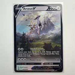 Pokemon tcg Arceus V SWSH Promo Holo Black Star SWSH204 English 220 HP 2022 - Image 1
