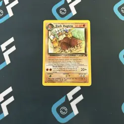 Dark Dugtrio 23/82 Team Rocket Regular Pokemon TCG - Image 1