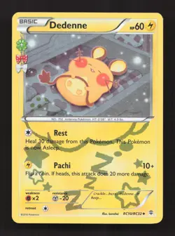 Dedenne RC10/RC32 Uncommon Generations Pokemon Moderately Played - Image 1
