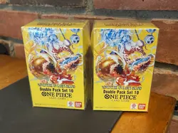 One Piece OP15 double Pack Kami's Island English Brand New Two Available - Image 1