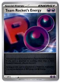 Team Rocket’s Energy 217/217 Ascended Heroes Reverse Holo Card NM - Image 1