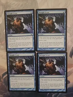 THOUGHT SCOUR X4 4 4X Dark Ascension Eternal MTG Magic the Gathering Cards - Image 1