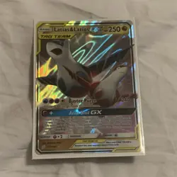 Pokemon Latias & Latios GX TAG TEAM Ultra Rare Holo SM-Team Up 113/181 Card - Image 1