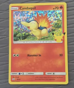 Cyndaquil 10/25 McDonald's 25th Anniversary Holo Pokemon Card - Image 1
