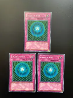 Yugioh Gravity Bind SD4-EN028 Common 1st Edition MP/HP X3 - Image 1