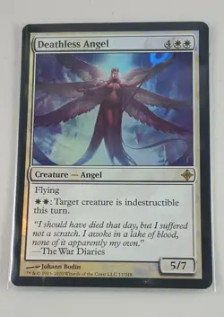 MTG Deathless Angel Rise of the Eldrazi Foil Magic NM - Image 1