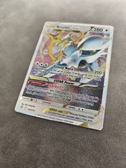 Pokemon TCG Arceus Vstar 123/172 ⬜Metal Promo SWSH Arceus Premium Coll. - NM - Image 2