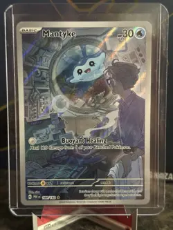Mantyke Paradox Rift Full Art Illustration Rare Pokemon 189/182 - Image 1