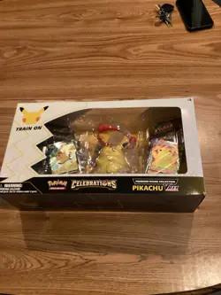 Pokemon TCG Celebrations Premium Figure Collection Pikachu VMAX Box 820650809408 - Image 1