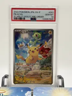 💎 PSA 10 Pikachu Pokemon Promo 001/SV-P 2022 📈 Pokemon Scarlet Violet - Image 2