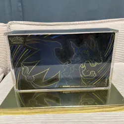 Pokemon Mega Charizard X EX Ultra Premium Collection Sealed with Acrylic Case - Image 1