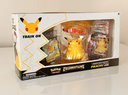 Pokemon TCG Celebrations Pikachu VMAX 25th Ann Premium Figure Collection Sealed - Image 1