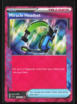 Miracle Headset 183/191 SV08: Surging Sparks Pokemon - Image 1