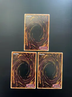 Yugioh Ninja Grandmaster Sasuke SD5-EN015 Common 1st Edition Damaged X3 - Image 2