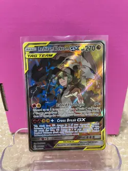 Reshiram & Zekrom GX 222/236 Cosmic Eclipse Pokemon - Image 1