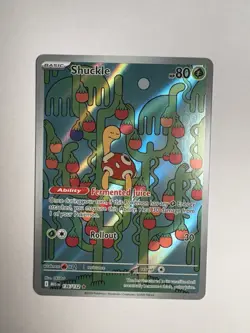 Shuckle 136/132 Illustration Rare ME01: Mega Evolution Pokemon TCG NM - Image 1
