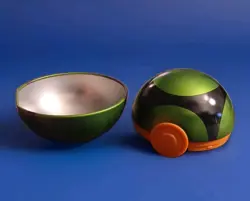Empty Pokemon Dusk Ball Tin Rare Poke Ball Green - Image 3