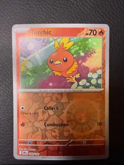 NM/M Reverse Holo Destined Rivals Torchic 040/182 Common Pokemon - Image 1