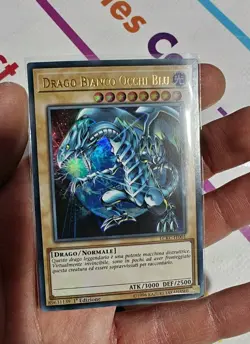 YU-GI-OH DRAGO BIANCO OCCHI BLU LCKC-IT001 ITALIANO ULTRA RARA PERFETTA 1a ed. - Image 3
