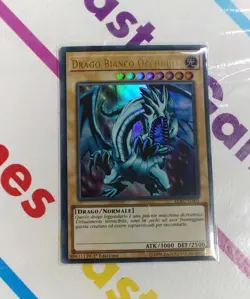 YU-GI-OH DRAGO BIANCO OCCHI BLU LCKC-IT001 ITALIANO ULTRA RARA PERFETTA 1a ed. - Image 1