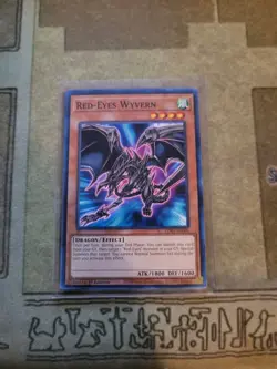 YUGIOH RED-EYES WYVERN LDS1-EN005 COMMON 1ST ED NM - Image 1