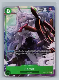 One Piece TCG Carrot EB04-013 Alt Art SR OP14 The Azure Sea’s Seven English NM - Image 1