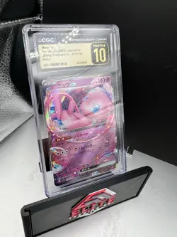 🔥🔥CGC PRISTINE 10 Mew EX Holo 076/190 RR Shiny Treasure ex Pokemon Card 2023 - Image 3